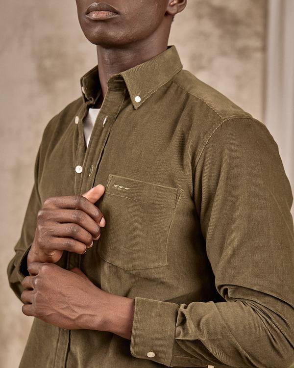 Chemise velours côtelé vert Chemise velours côtelé vert