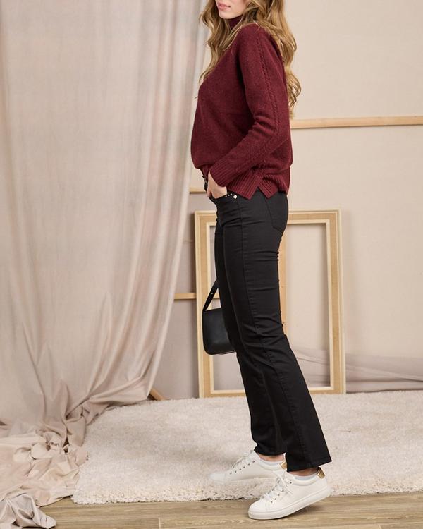 Pantalon droit noir Pantalon droit noir