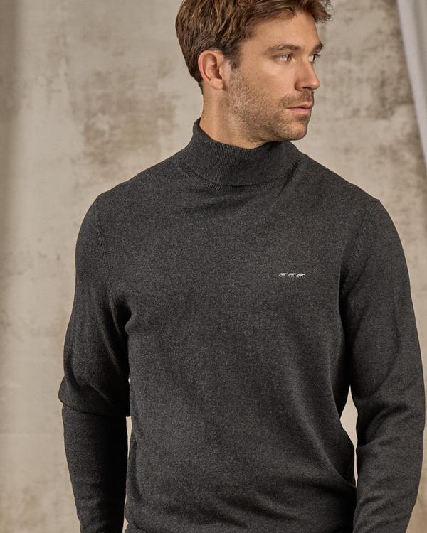 Pull col roulé gris Pull col roulé gris