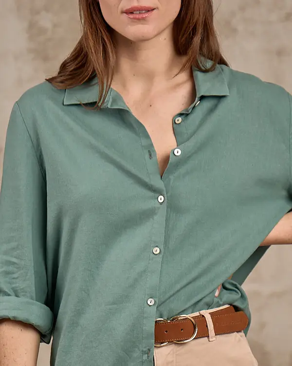 Chemise Dayton vert