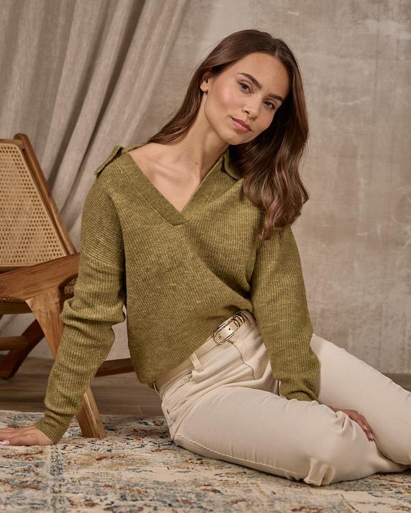 Pull Eliane vert Pull Eliane vert