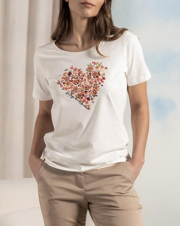 T-shirt cœur imprimé exclusif T-shirt cœur imprimé exclusif