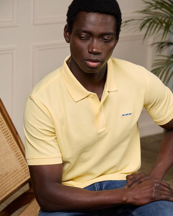 Polo Collin jaune