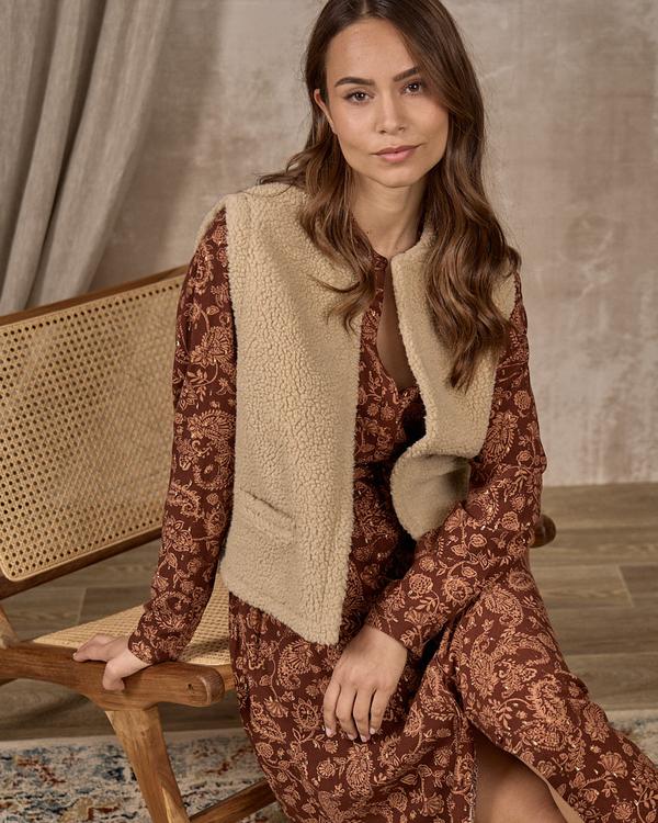 Robe Éloïse beige