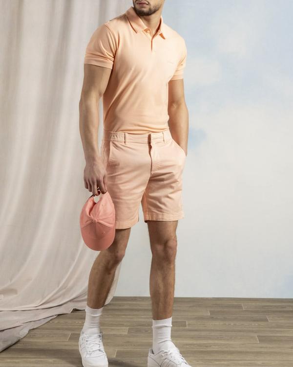 Bermuda chino uni taille élastique en coton Bermuda chino uni taille élastique en coton