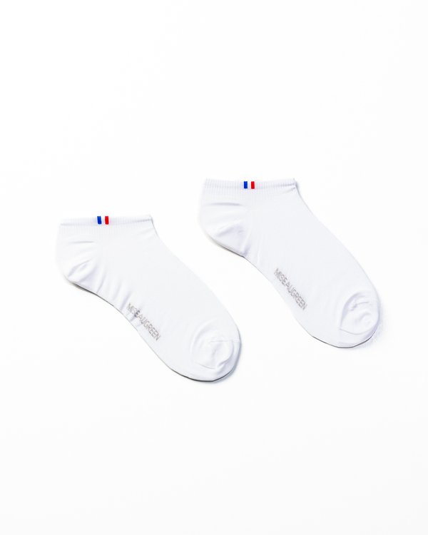 Chaussettes courtes invisibles unies noir