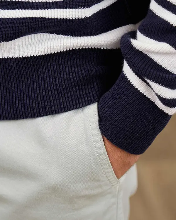 Pull marinière Gilson bleu