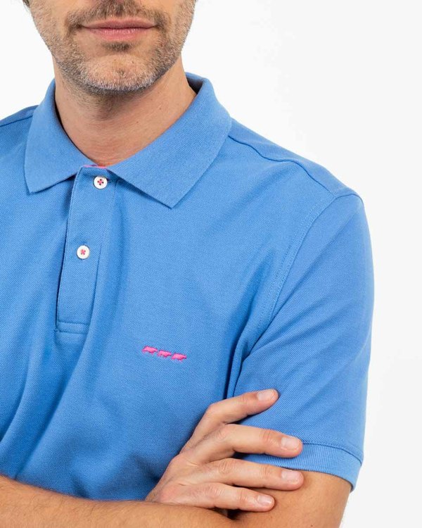 Polo piqué Max coupe droite à manches courtes en coton Polo piqué Max coupe droite à manches courtes en coton