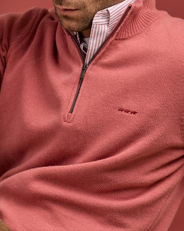 Pull col camionneur rose Pull col camionneur rose