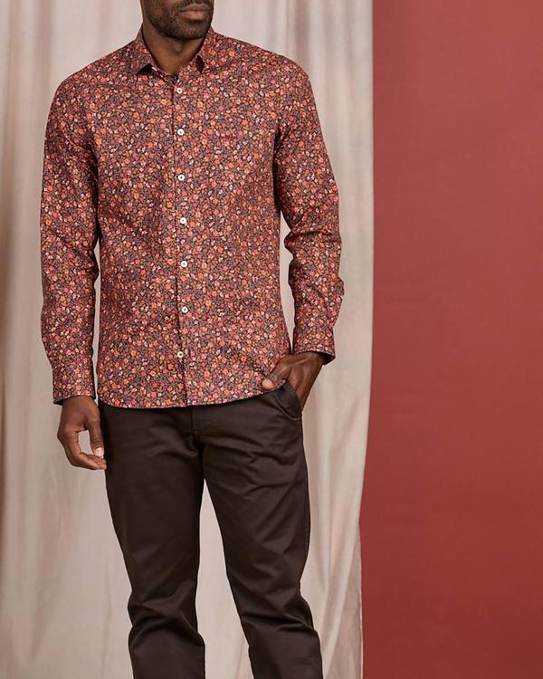 Chemise à imprimé floral noir Chemise à imprimé floral noir