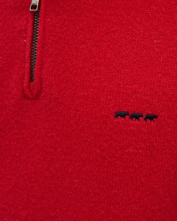Pull col camionneur Gaston uni en fil italien 80% Laine orange Pull col camionneur Gaston uni en fil italien 80% Laine orange