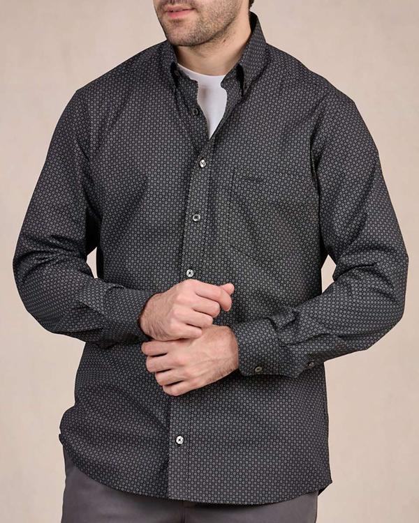 Chemise à micro motifs noir Chemise à micro motifs noir