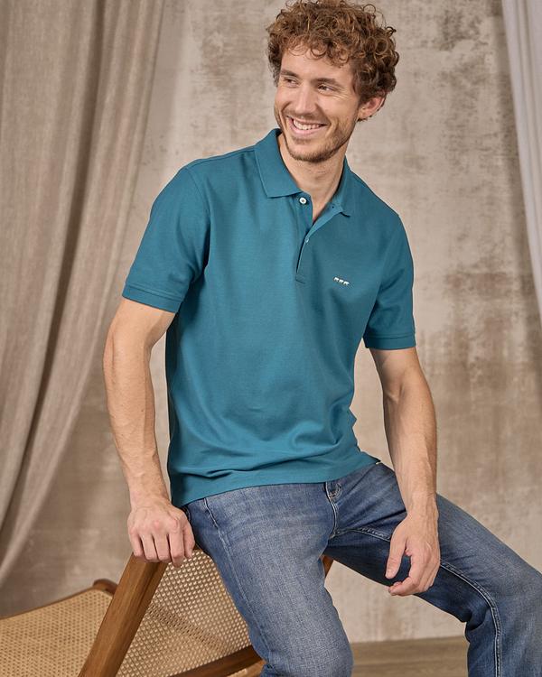 Polo Collin bleu