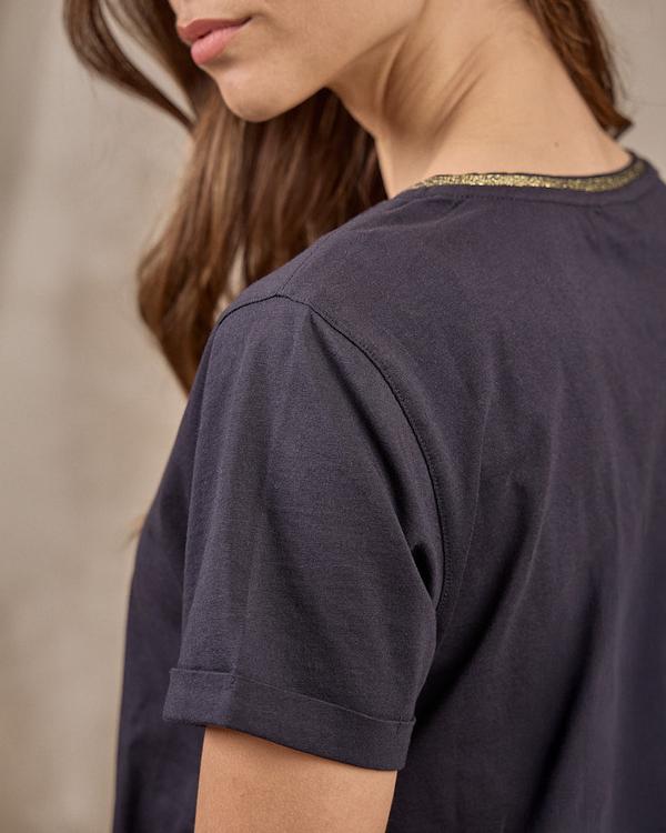 T-shirt col V bleu T-shirt col V bleu