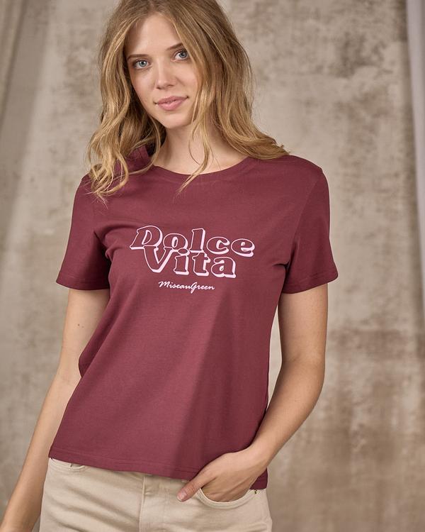 T-shirt Dolce Vita rouge T-shirt Dolce Vita rouge