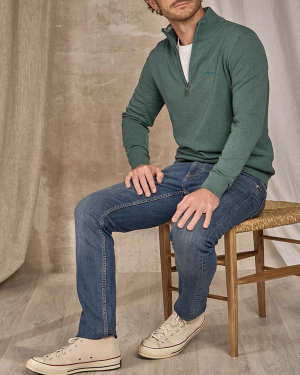 Pull col camionneur vert