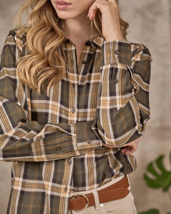 Chemise Elisa vert