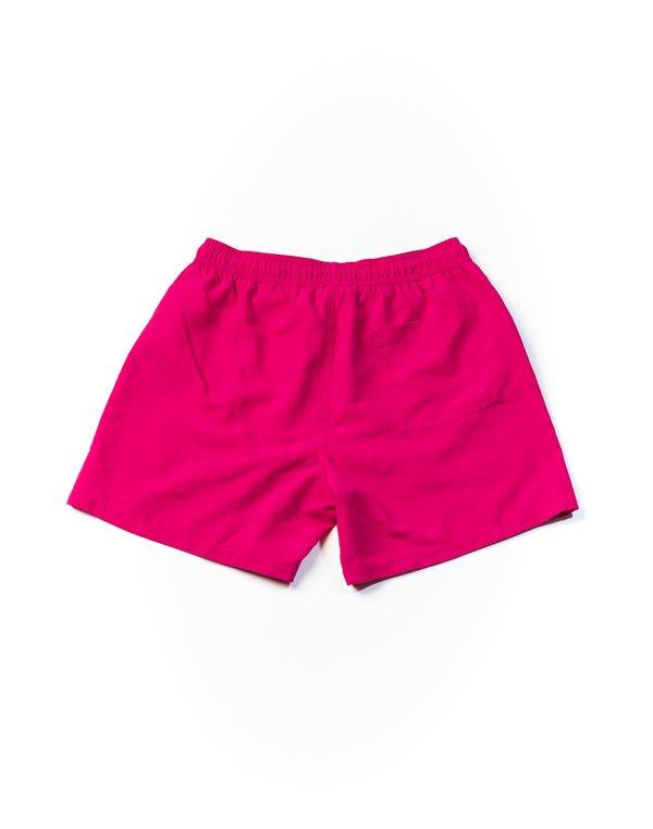 Short de bain uni cordon bleu