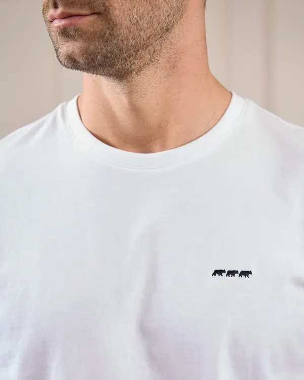 T-shirt Cédric blanc