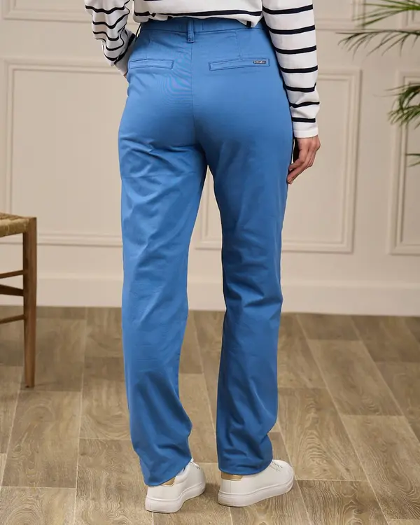 Pantalon chino Gladys bleu