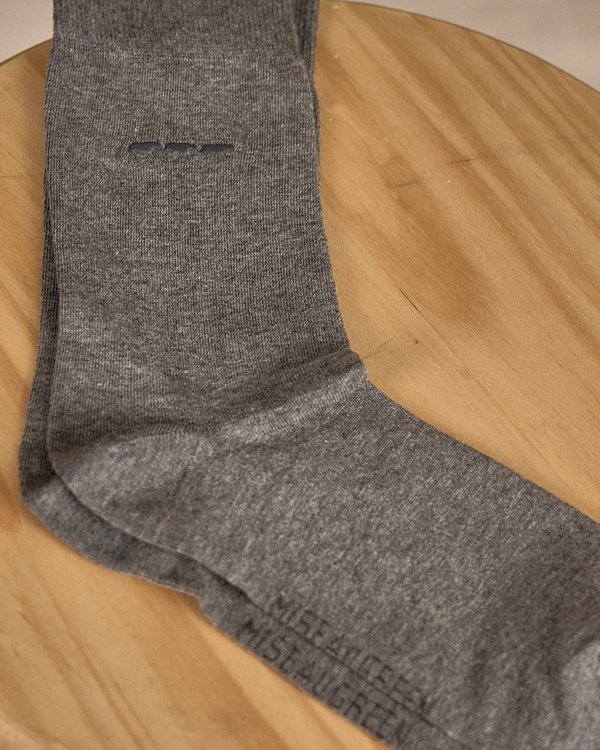 Chaussettes unies broderie 3 vaches Chaussettes unies broderie 3 vaches