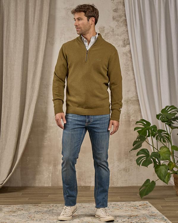 Pull col camionneur vert Pull col camionneur vert
