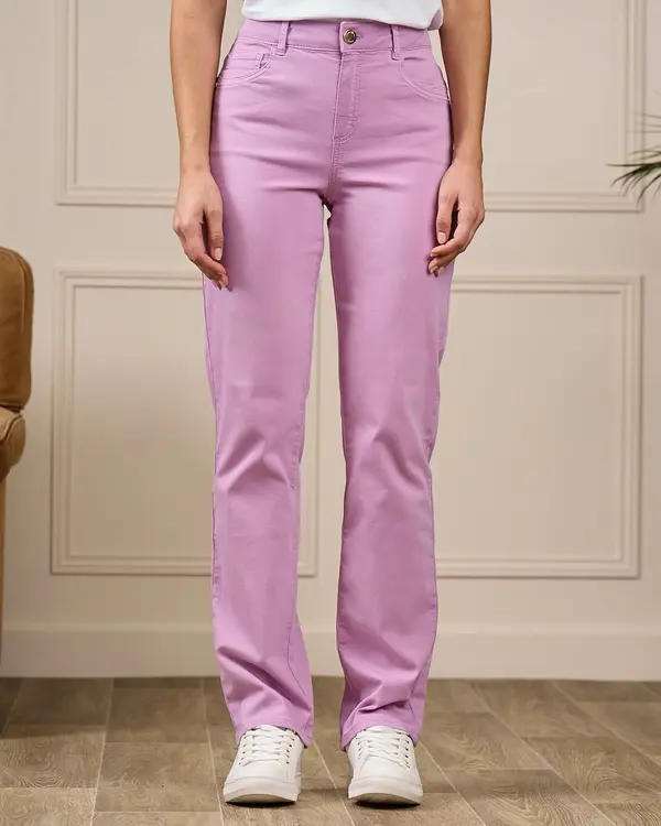 Pantalon été Charly violet