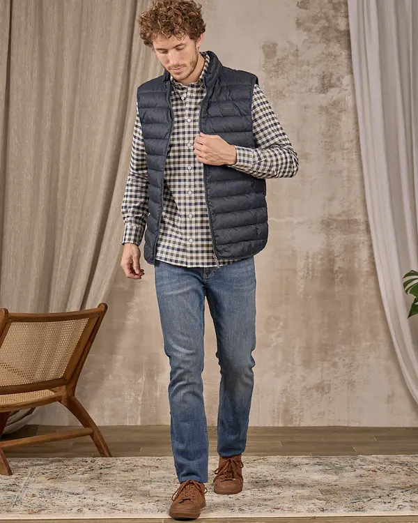 Doudoune sans manches Carter bleu