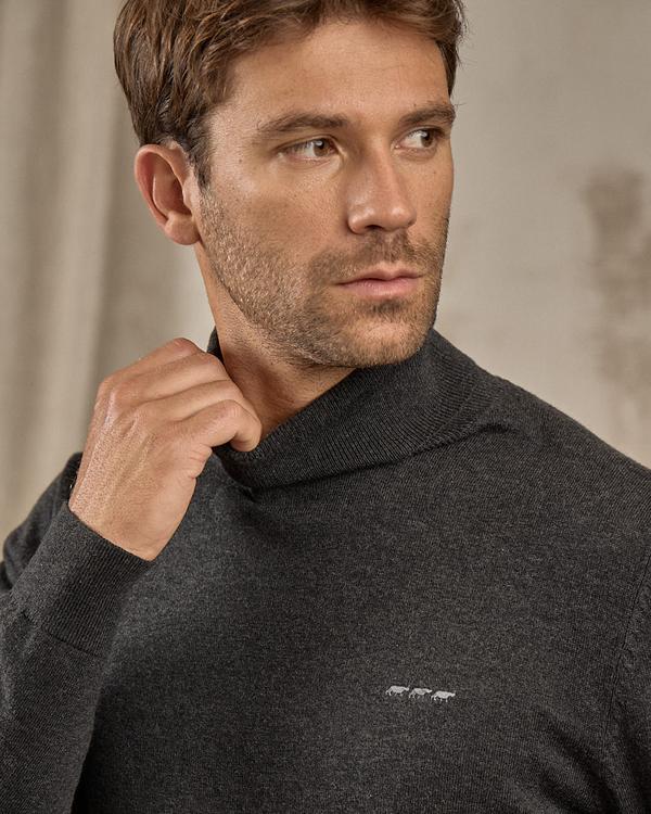 Pull col roulé gris Pull col roulé gris