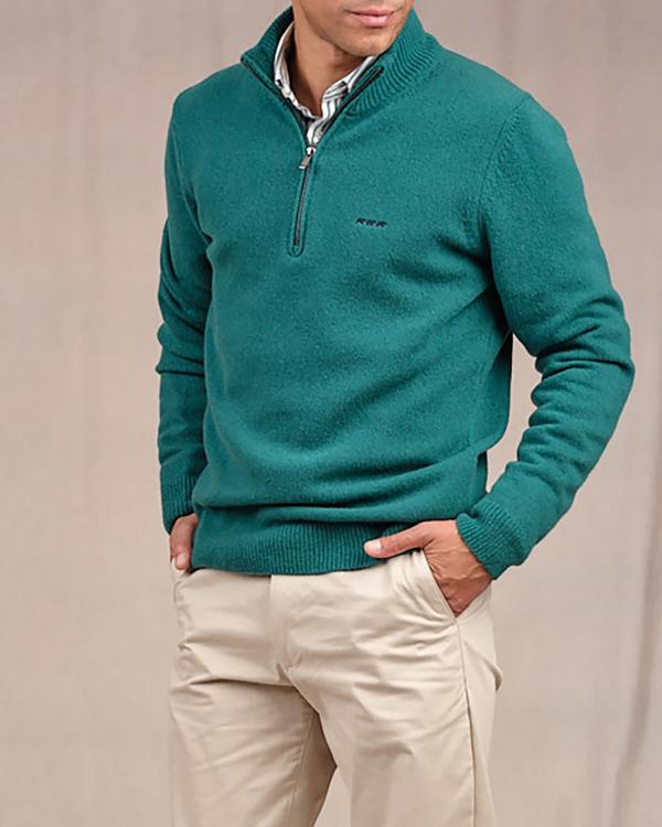 Pull col camionneur vert