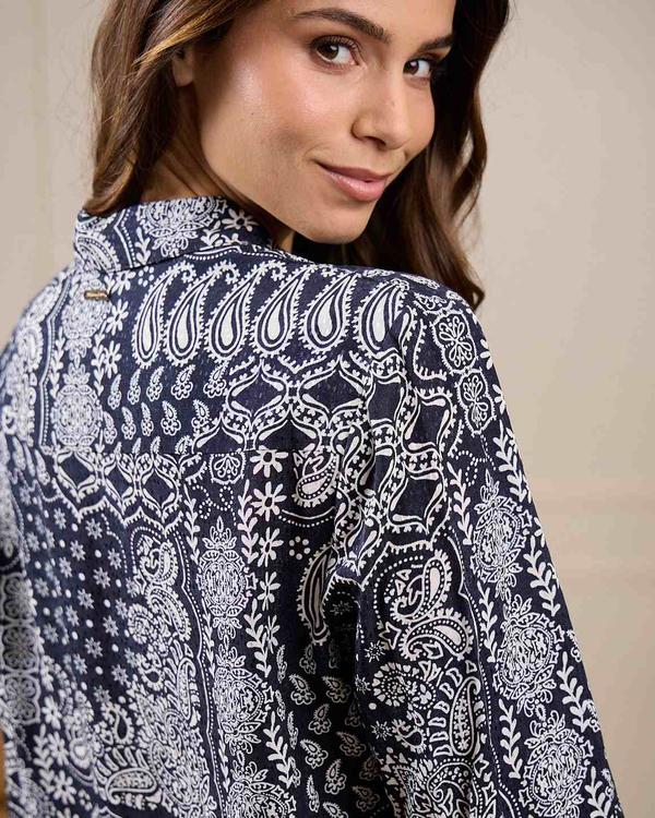 Chemise bandana Gwelda bleu