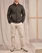 Blouson Polaire détail épaule vert