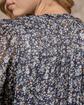 Blouse fleurie bleu Blouse fleurie bleu