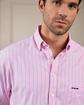Chemise oxford rose