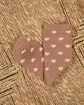 Chaussettes cœurs Guilie beige