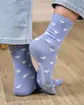 Chaussettes cœurs Guilio bleu
