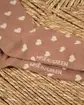 Chaussettes cœurs Guilie beige