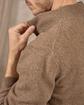 Pull col camionneur beige