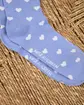 Chaussettes cœurs Guilio bleu