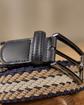 Ceinture tressée Dwayne beige