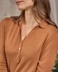 Polo manches longues beige