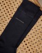 Chaussettes unies en bambou bleu Chaussettes unies en bambou bleu