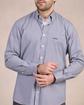 Chemise à motifs graphiques gris