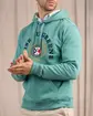 Hoodie blason vert