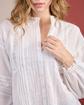 Blouse à détails blanc