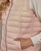 Doudoune sans manches rose