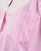 Chemise rayée rose