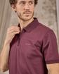 Polo col zippé rouge Polo col zippé rouge