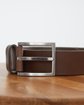 Ceinture à boucle unie en cuir Ceinture à boucle unie en cuir