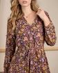 Robe chemise violet